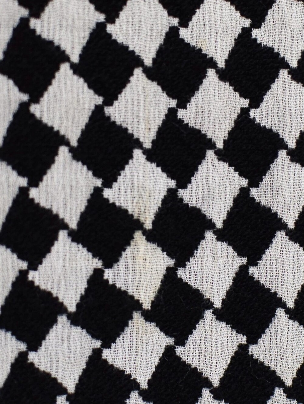Vintage Tracy Reese Checkered Midi Skirt Black White Trumpet Size 4 Maximalist - Picture 6 of 7